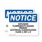 Signmission Explosion Flammability Hazard Present Electrical OSHA Notice Sign, Plastic, 10in W x 7in L, 2PK OS-2PACK-NS-P-710-L-12269 - alternate 1